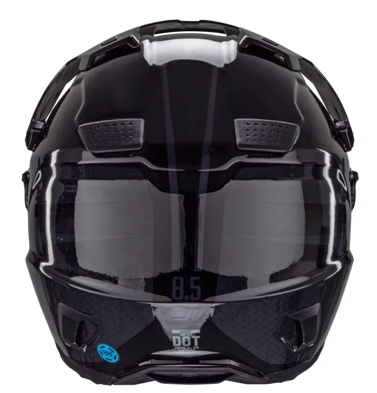Capacete Leatt 8.5 Adventure com Óculos V25 Preto (Stealth